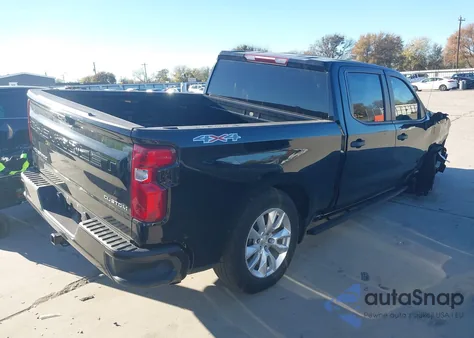 2022 Chevrolet Silverado 1500 4Wd Short Bed Custom из США, поврежденный, VIN 1GCPDBEK8NZ595689